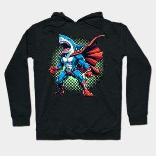 Mighty Marine Punch: Destroyer Shark Hoodie